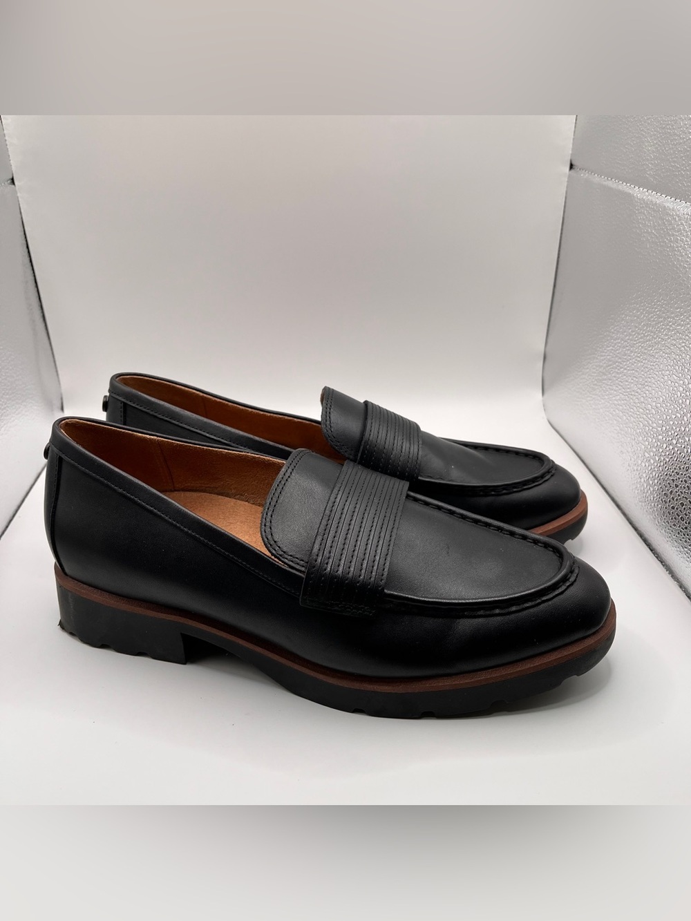 Vionic CLEO LOAFER black leather size 9.5 - Picture 6 of 11
